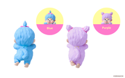 HIPPERS Monchhichi COLORS: Wink Series T7